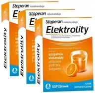 Układ pokarmowy - USP Zdrowie SP Z O.O Elektrolity o smaku pomarańczowym 3 x 7 saszetek - miniaturka - grafika 1