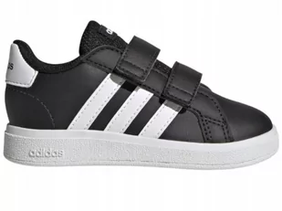 BUTY dziecięce ADIDAS GRAND COURT GW6523 rzepy 23 - Buty dla dziewczynek - miniaturka - grafika 1