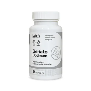 LAB-V Geriato Optimum – Wspomaganie zdrowia seniorów dla psów i kotów 45 kapsułek - Suplementy i witaminy dla psów - miniaturka - grafika 1