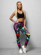 Legginsy - Legginsy damskie kolorowe OZONEE O/20973Z - Ozonee - miniaturka - grafika 1