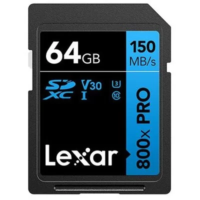 Karta pamięci LEXAR 800X Pro SDXC 64GB
