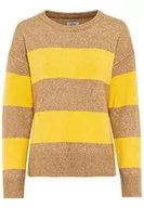 Swetry damskie - Camel Active Womenswear Sweter damski, karmelanż, L - miniaturka - grafika 1