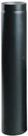 Kominy i akcesoria - Rura prosta czarna L-1000 DN 150 do kotłów na paliwa stałe - miniaturka - grafika 1