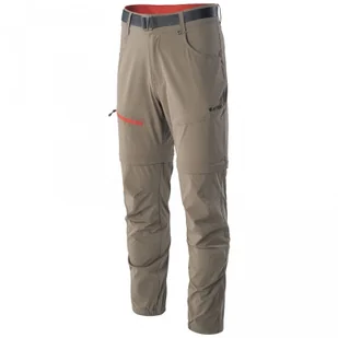 Spodnie męskie Hi-Tec Argola 2In1 Rozmiar: XL / Kolor: brązowy - Spodnie sportowe męskie - miniaturka - grafika 1