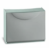 Pudła i pojemniki do przechowywania - Terry Home storage Harmony pudełko do przechowywania H ciemnoszara/szara szafka na buty L51 X P19 X H39 1002612 - miniaturka - grafika 1