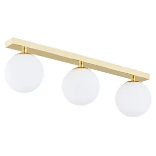 Prezent Kinkiet łazienkowy LATINA IP44 złoty 3xE14 - Lampy ścienne - miniaturka - grafika 1