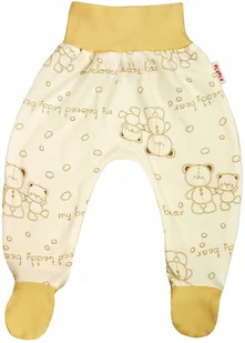 PÓŁŚPIOCHY BEZUCISKOWE ŚPIOCHY Misie BEŻ r 62 KLEKLE - Śpiochy dla niemowląt - miniaturka - grafika 1