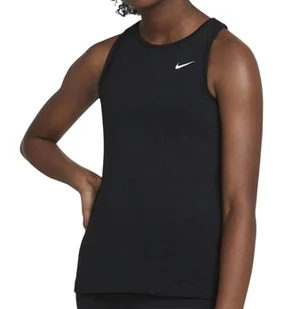 Koszulka dziewczęca Nike Pro Tank Dri-FIT Slim Fit DA1022-010 156-166 cm XL - Koszulki dla dziewczynek - miniaturka - grafika 1
