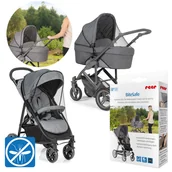 Akcesoria do wózków - Moskitiera do wózka gondoli spacerówki uniw REER - miniaturka - grafika 1