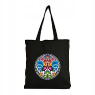 Torby i wózki na zakupy - Torba Na Ramię EKO bawełniana Kwiaty Ozdobne KGW - miniaturka - grafika 1