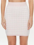 Spódnice - Guess Spódnica mini W4RD65 Z3DA0 Różowy Slim Fit - miniaturka - grafika 1