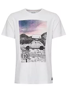 BLEND Koszulka męska, 110601/Jasny biały, S - Koszulki męskie - miniaturka - grafika 1