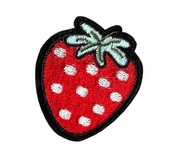 Pasmanteria - Nowa, Łatka, Naszywka Termo Haftowana - Truskawka, Truskaweczka - miniaturka - grafika 1