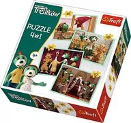 Puzzle - Trefl puzzle 4w1 Rodzina Treflików - miniaturka - grafika 1