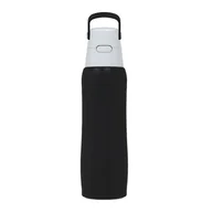 Butelki filtrujące - Butelka filtrująca Dafi SOLID Steel 800ml czarna - miniaturka - grafika 1