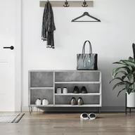 Wieszaki i stojaki - vidaXL Szafka na buty, szarość betonu, 102x36x60 cm - miniaturka - grafika 1