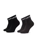 Skarpetki dla dzieci - Vans Zestaw 2 par wysokich skarpet dziecięcych Drop V Classic VN0A7PTC Czarny - miniaturka - grafika 1