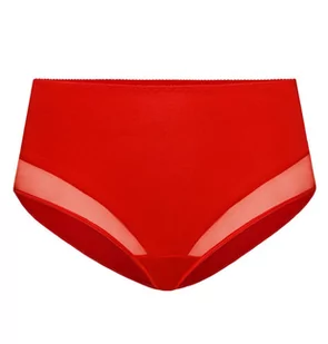Majtki bawełniane z wysokim stanem Filly czerwone, Teyli - Majtki damskie - miniaturka - grafika 1