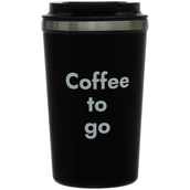 Kubki termiczne - Rockle Kubek Termiczny, z napisem, Czarny 360 Ml - miniaturka - grafika 1