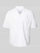 Koszule męskie - Koszula casualowa o kroju relaxed fit z rękawem o dł. 1/2 model ‘CAIDEN’ - miniaturka - grafika 1