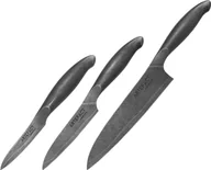 Noże kuchenne - Zestaw noży kuchennych Samura Artefact z 3 nożami (nóż do warzyw, nóż kuchenny i nóż szefa kuchni) AUS-10 Japan 59 HRC - miniaturka - grafika 1
