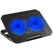 Podkładki chłodzące pod laptopa - Podstawka chłodząca pod laptop XTRIKE ME FN-818 czarny - miniaturka - grafika 1
