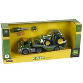 Samochody i pojazdy dla dzieci - John KLEIN Transporter + Traktor Deere 3908 - miniaturka - grafika 1