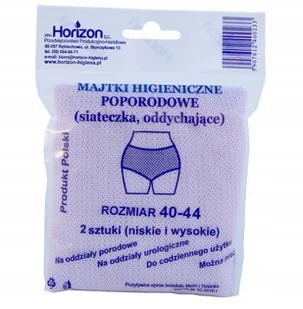HORIZON-MAJTKI POPORODOWE SIATKA 40-44 A 2SZT - Bielizna lecznicza - miniaturka - grafika 1