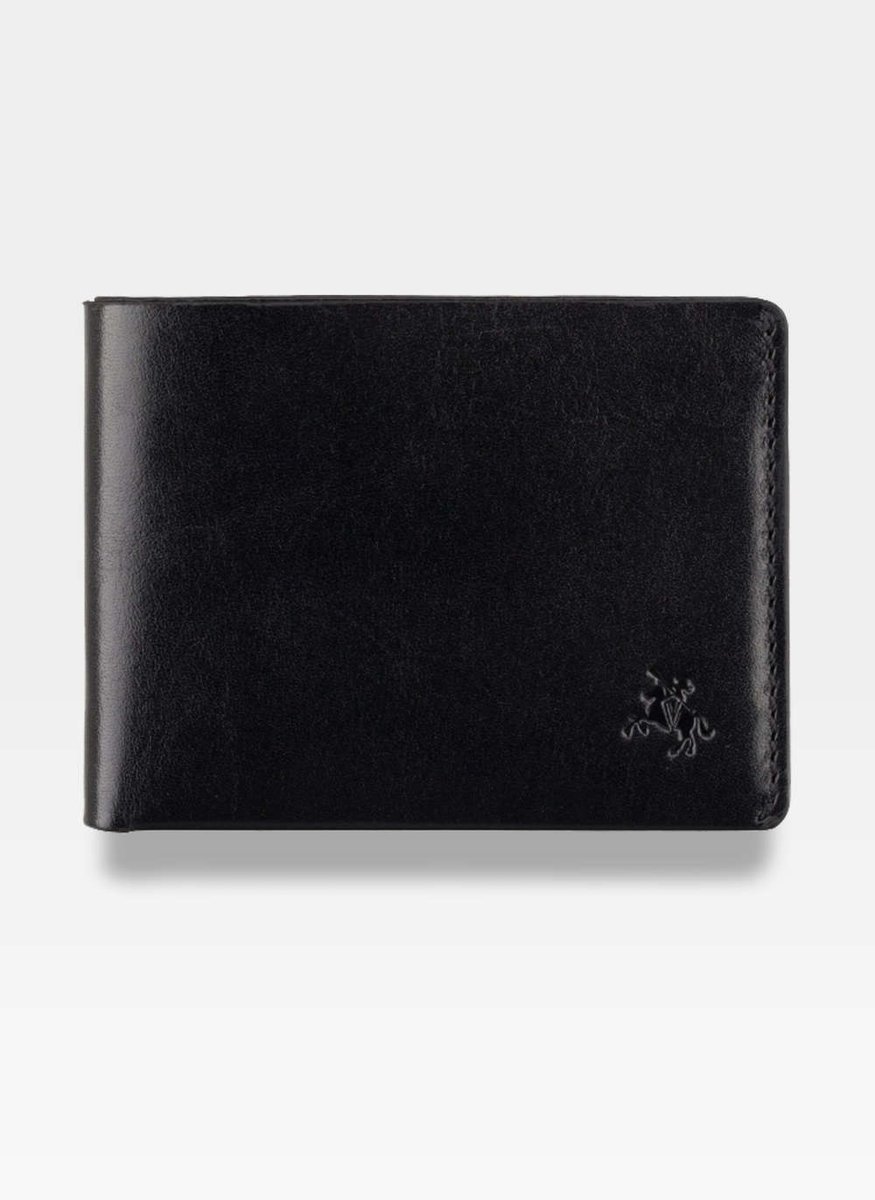 Visconti Portfel Mały Męski Skórzany RW49 Czarny