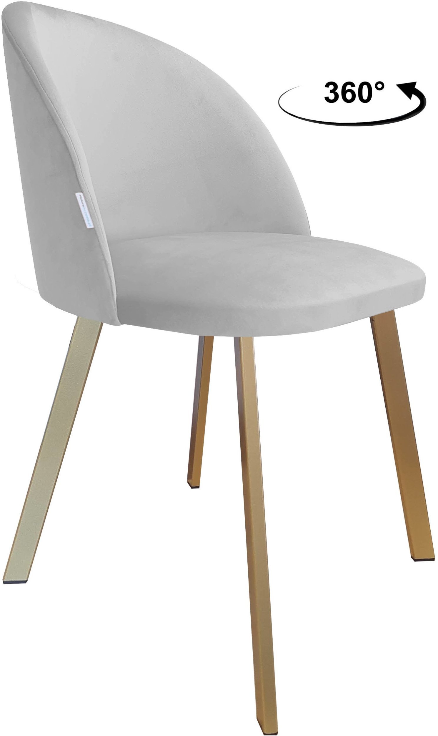 Krzesło obrotowe Colin podstawa Profil złota MG39