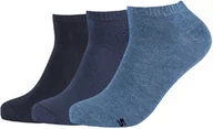 Skarpetki sportowe męskie - Skechers 3PPK Men Sneaker Socks SK43006-5801 Rozmiar: 39-42 - miniaturka - grafika 1