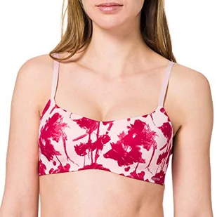Calvin Klein Damski biustonosz Demi z lekkim podszewką, Fallen Love nadruk_piaskowa róża, 75E - Biustonosze - miniaturka - grafika 1
