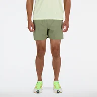 Spodenki męskie - Spodenki męskie New Balance MS41286DEK  zielone - miniaturka - grafika 1