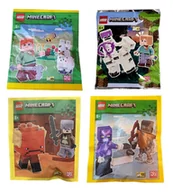 Klocki - Klocki LEGO Minecraft - Zestaw 4 Polybag - MC02 - miniaturka - grafika 1