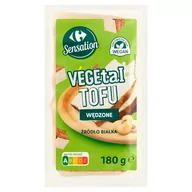 Produkty wegańskie i wegetariańskie - Carrefour Sensation Vegetal Tofu wędzone 180 g - miniaturka - grafika 1