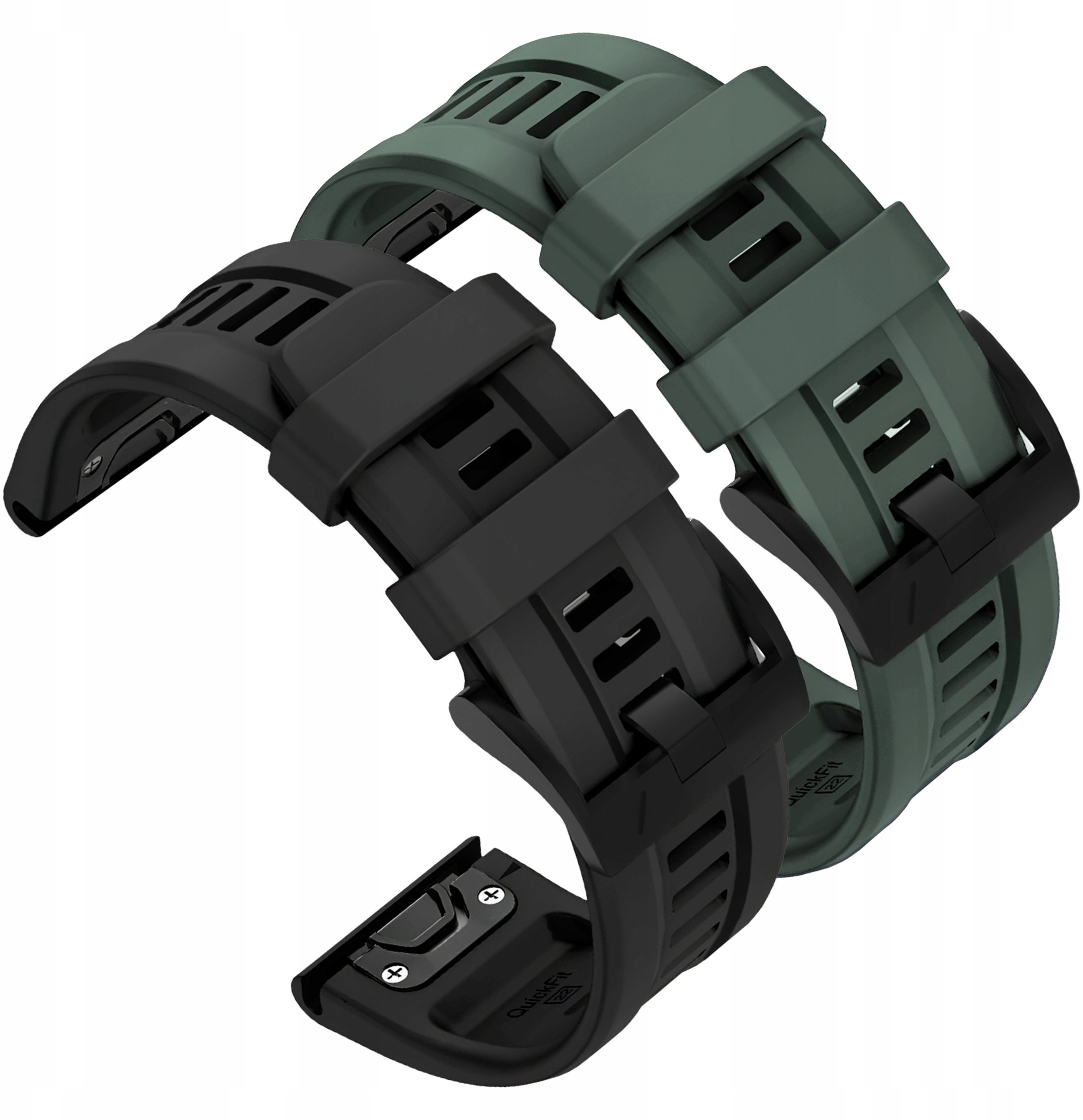 ChronSmarta Zestaw: 2x pasek ChronSmarta do Garmin Fenix 5X 6X 7X Pro Solar Epix Pro QuickFit
