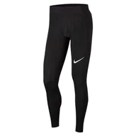 Spodenki męskie - Nike Męskie spodnie z podszewką, czarne, białe, L - miniaturka - grafika 1