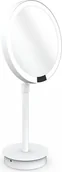 Lusterka do makijażu - Lusterko kosmetyczne powiększające x7 Just Look Plus biały mat z gniazdkiem USB - miniaturka - grafika 1