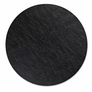 Podkładka dekoracyjna, sztuczna skóra, 38 cm, czarna kod: KE-12183 - Obrusy i serwetki - miniaturka - grafika 1