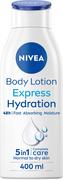 Balsamy i kremy do ciała - NIVEA Express Hydration Body Lotion 400 ml - miniaturka - grafika 1