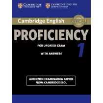 Cambridge University Press  Cambridge English Proficiency 1 for Updated Exam - Książki do nauki języka angielskiego - miniaturka - grafika 1