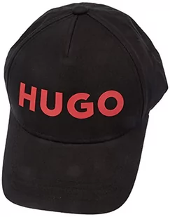 HUGO Czapka męska, czarny (Black1), jeden rozmiar - Czapki męskie - miniaturka - grafika 1