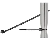 Tuning komputera - akcesoria - MicroConnect Cable tie 100pcs Black CABLETIE3 - miniaturka - grafika 1