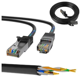 Extralink Kat.5e FTP 0.5m Miedź EX.7584 - Patchcordy - miniaturka - grafika 1