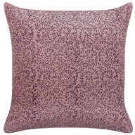 Poduszki dekoracyjne - Welurowa poduszka dekoracyjna roślinny motyw 45 x 45 cm różowa ROMNEYA - miniaturka - grafika 1