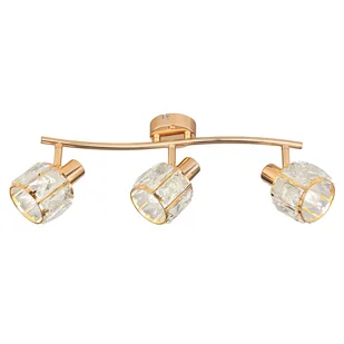 Lampa sufitowa DUBAI 3xE14 - złoty różowy - Oprawy, klosze i abażury - miniaturka - grafika 1