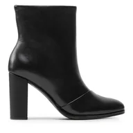 Botki damskie - Botki Simple SL-44-02-000112 Czarny - miniaturka - grafika 1