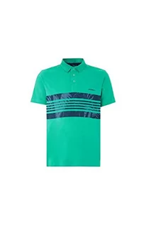 Koszulki męskie - O'Neill O'Neill Lm Hauptu męska koszulka polo z krótkim rękawem zielony Salina zielona S 0A2408 - grafika 1