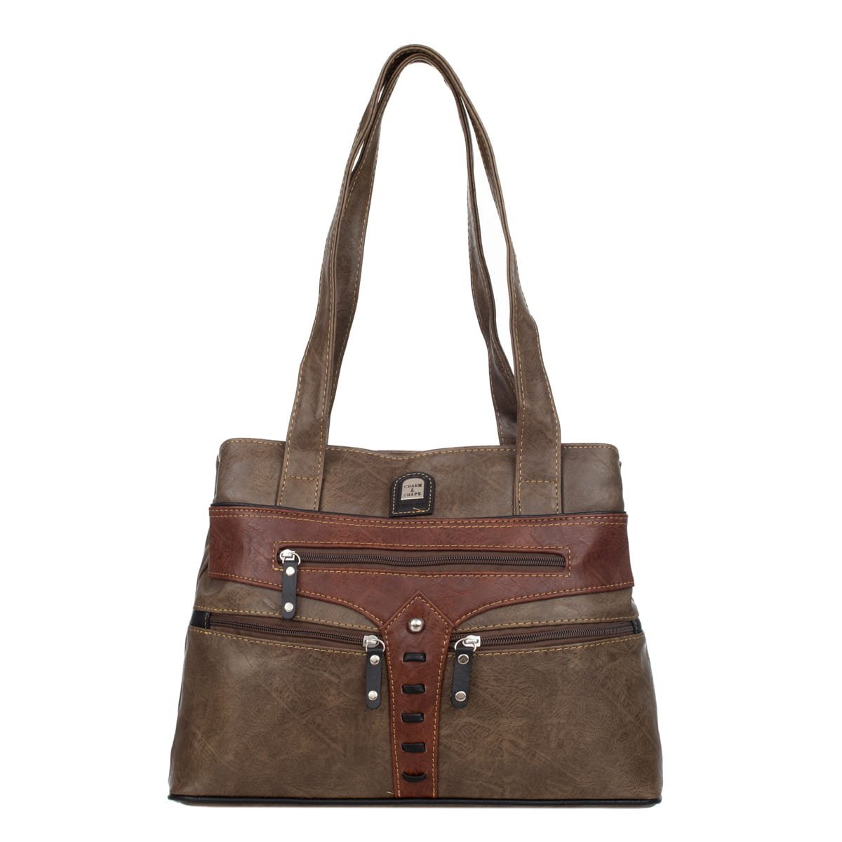 Średnia Torebka Damska Charm&Shape na ramię Choco