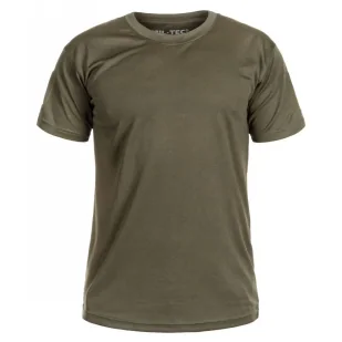 Koszulka termoaktywna Mil-Tec Tactical Quick Dry Short Sleeve - Olive Green XXL - Odzież taktyczna i umundurowanie - miniaturka - grafika 1